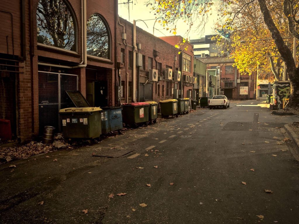 A Back Alley Late Autumn Canberra Australia wallpaper
