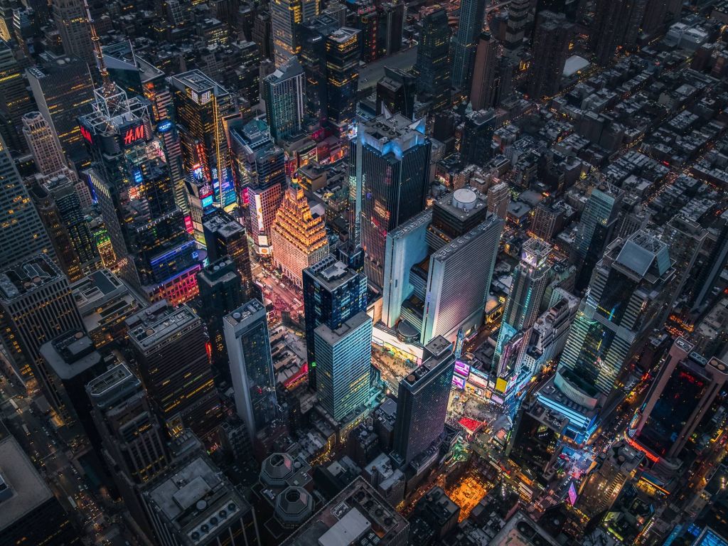 Times Square at Night wallpaper