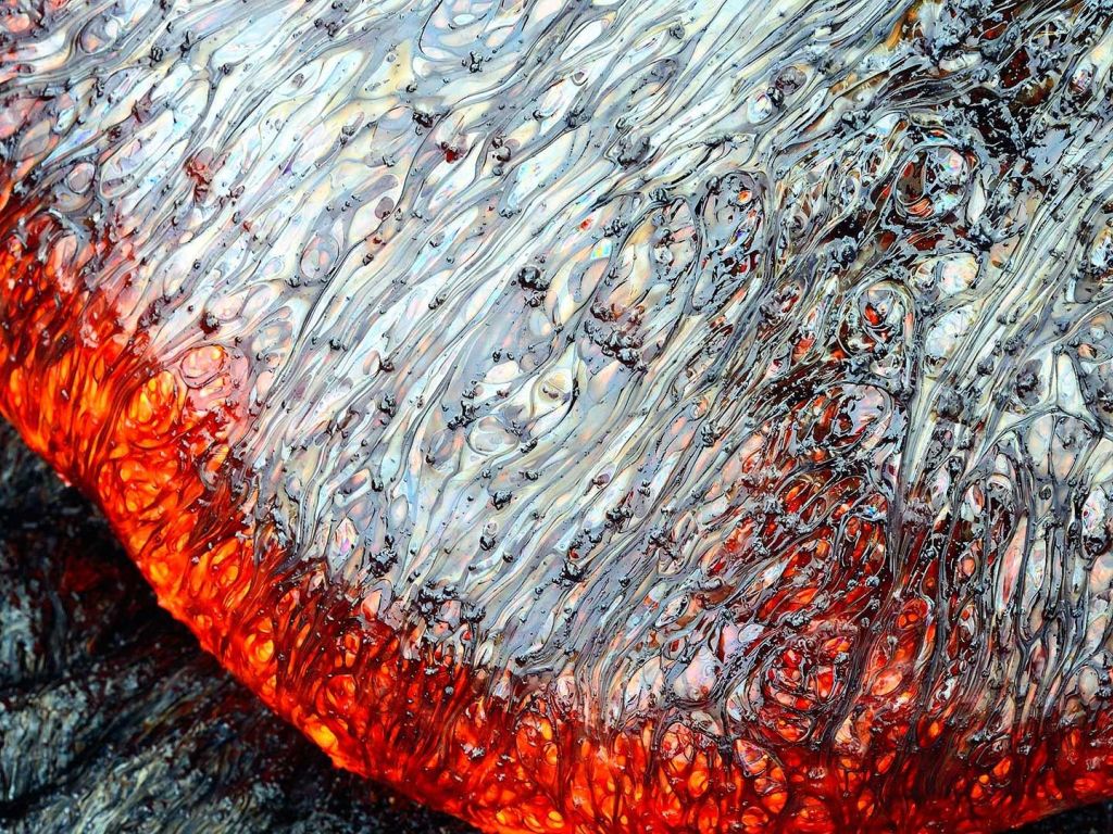 A Closeup of Lava wallpaper