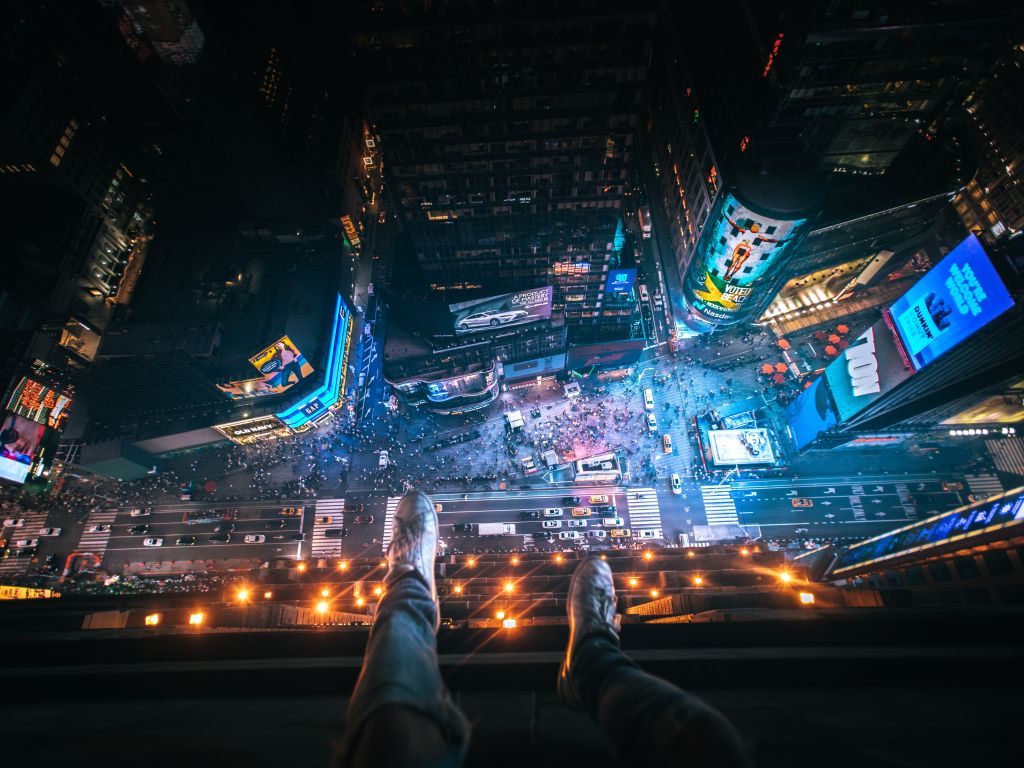 Above Time Square wallpaper