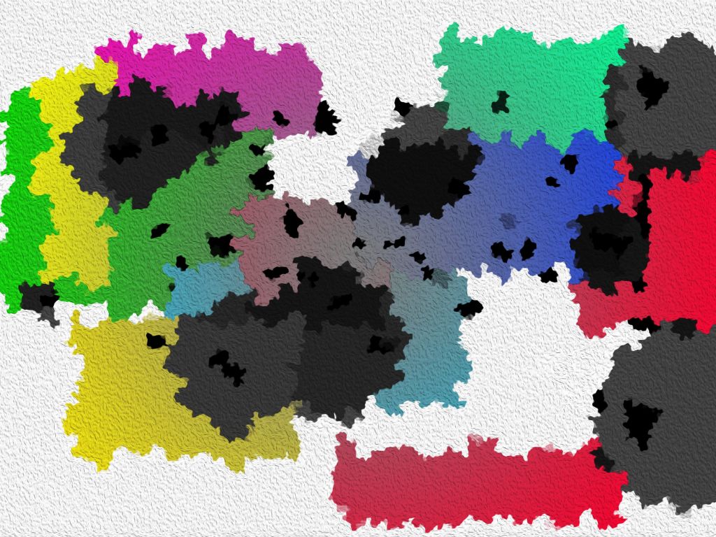 Abstract Colored Patches wallpaper