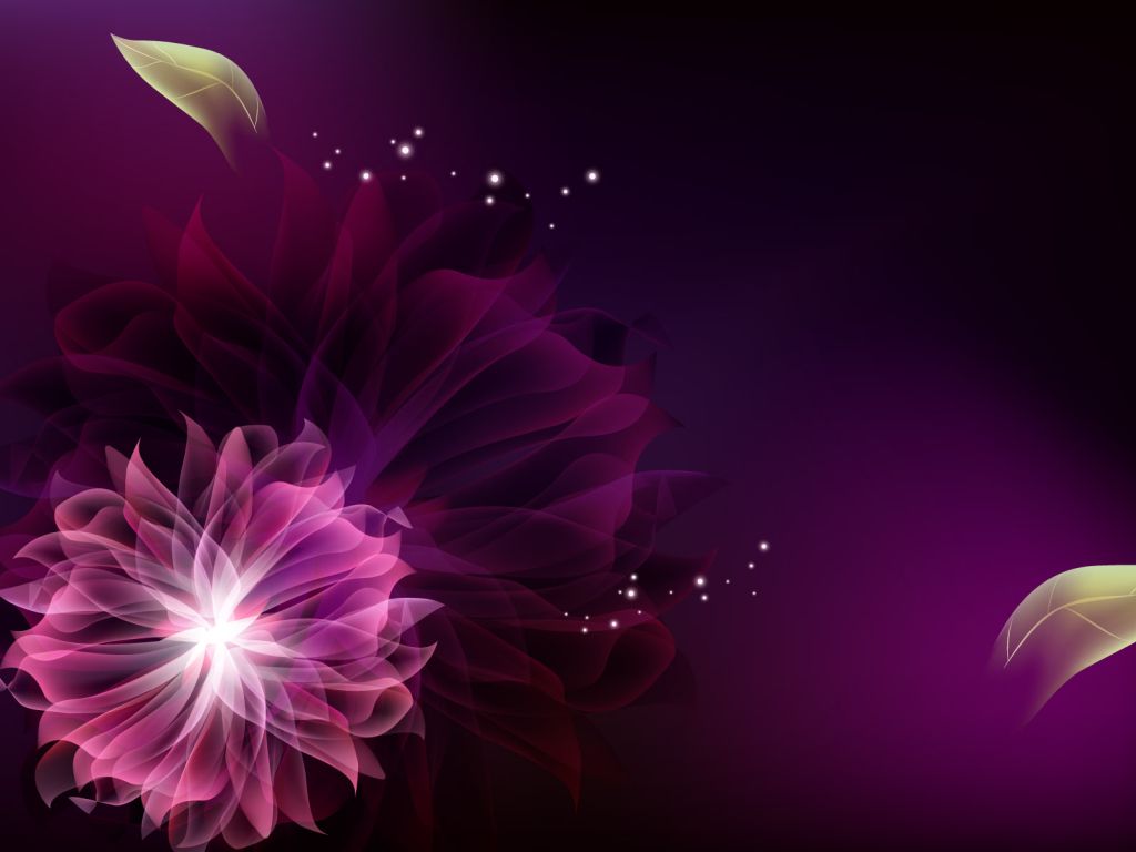 Abstract Flowers wallpaper