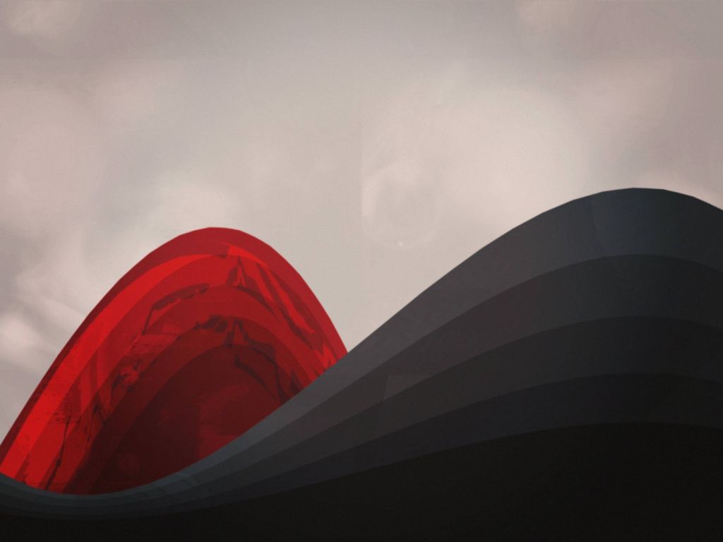Abstract Minimalism Red and Black wallpaper