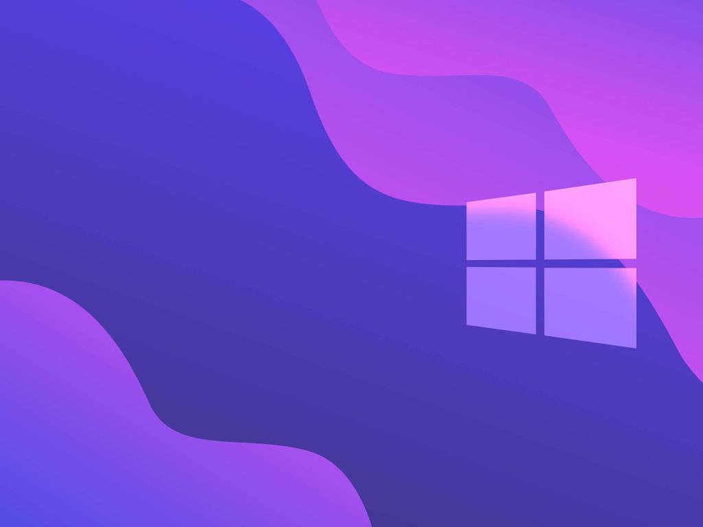 Abstract Windows Purple wallpaper