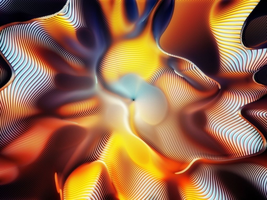 Abstract Wormhole wallpaper