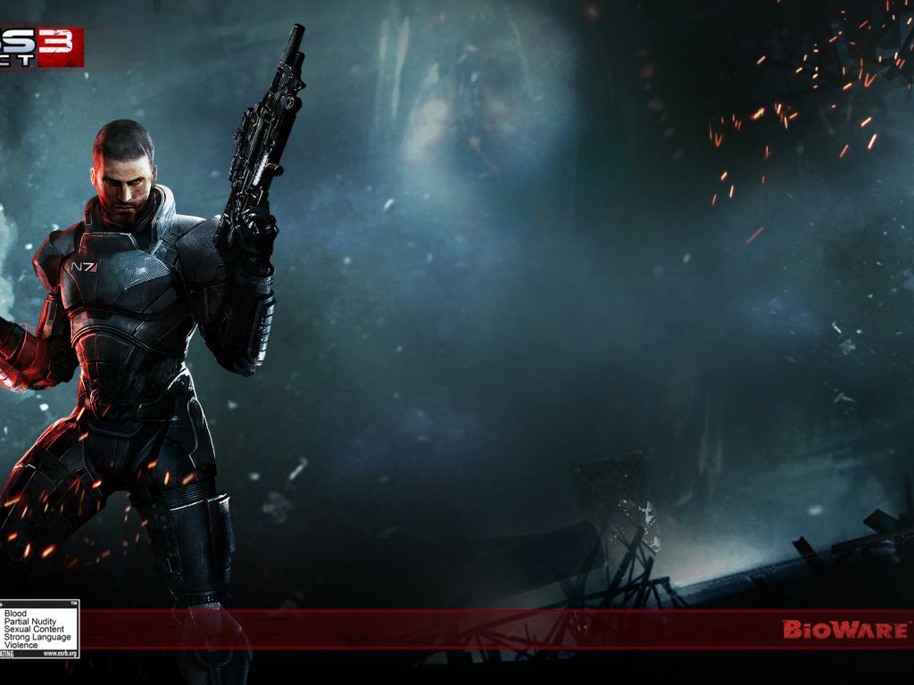 Action Game Mass Effect 3 wallpaper