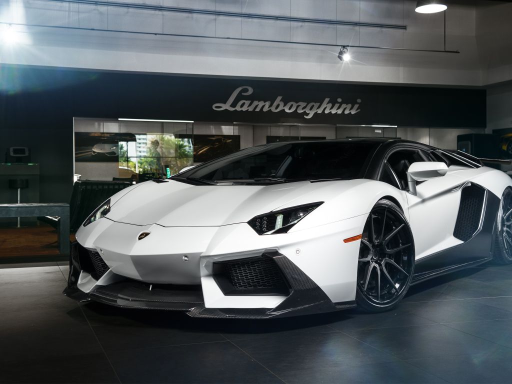 ADV Aventador Lamborghini Miami wallpaper