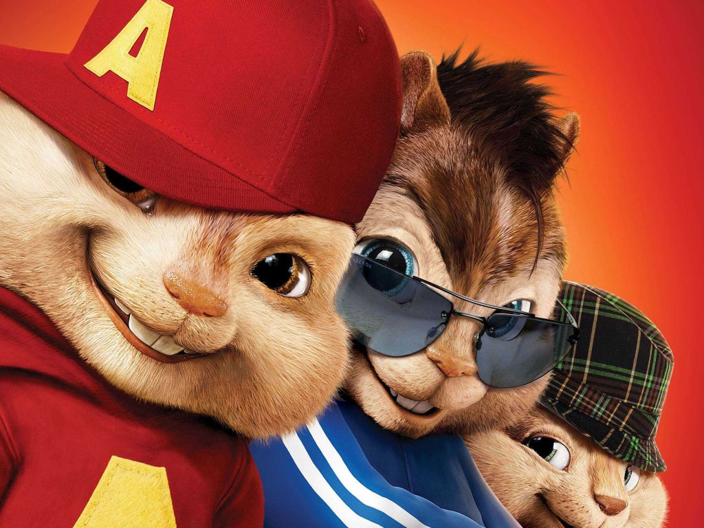 Alvin and the Chipmunks Squeakquel Poster wallpaper