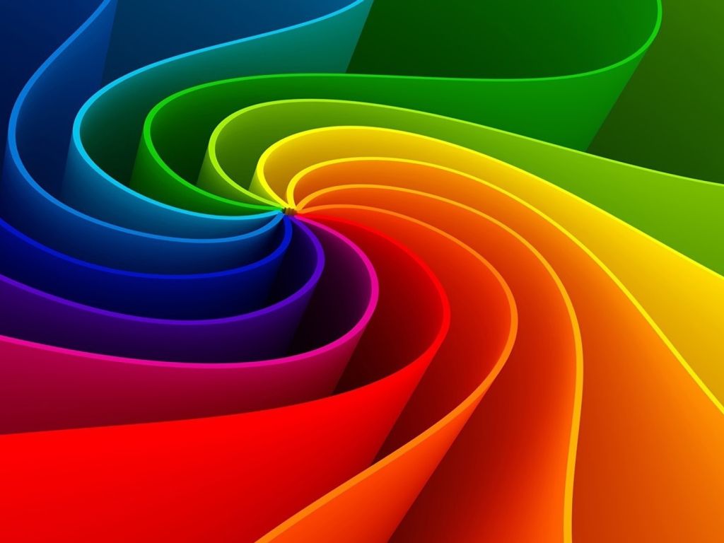 Amazing Colorful Abstract Rainbow 3D HD S wallpaper