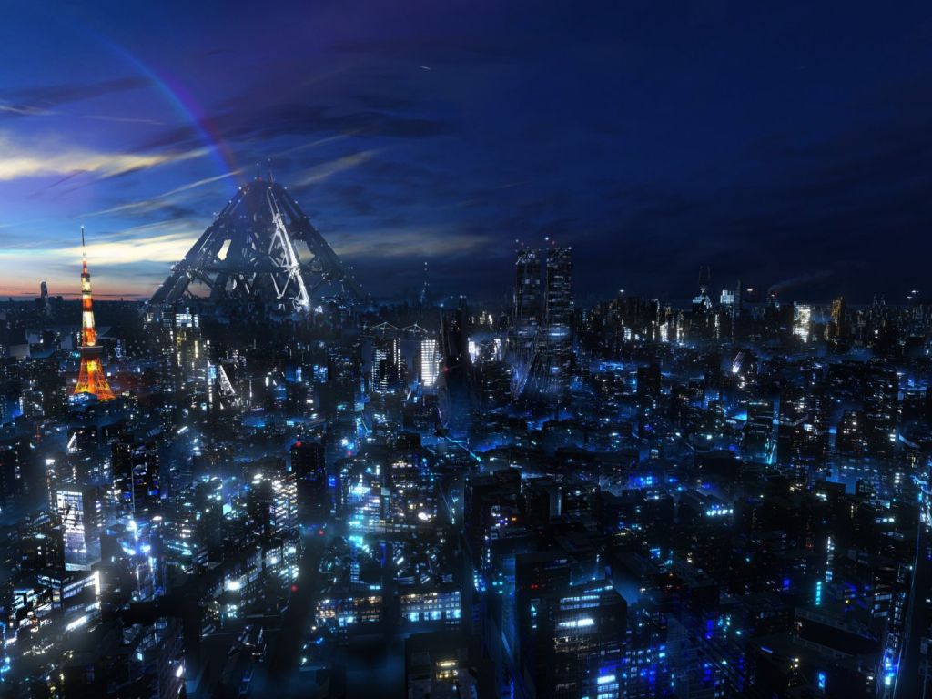 Anime Cityscape wallpaper