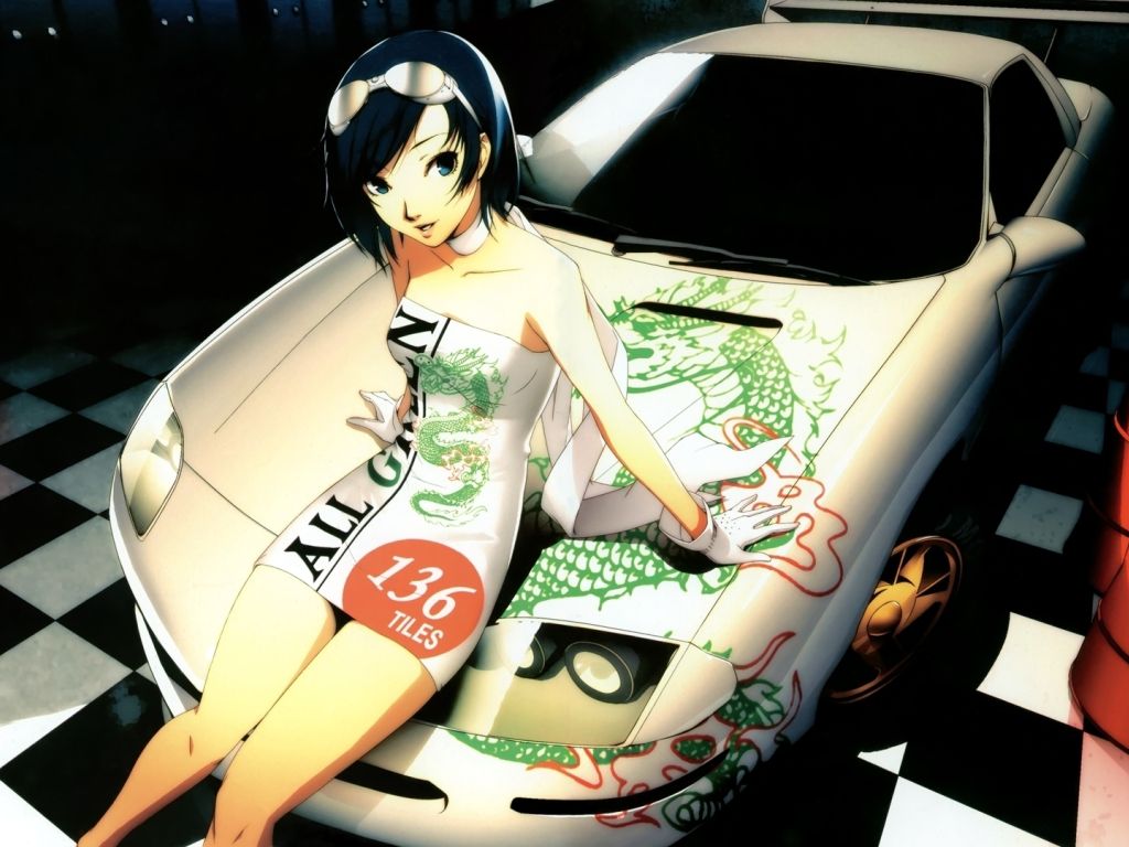 Anime Girl Car wallpaper