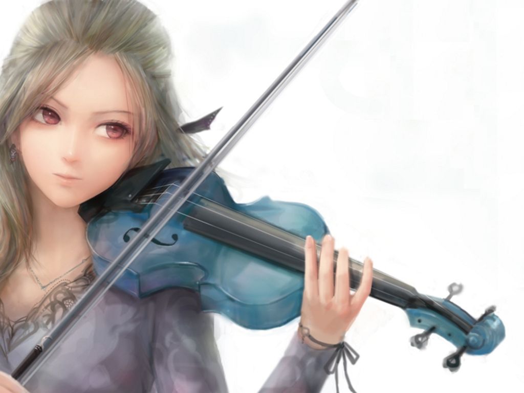 Anime Girl Violin wallpaper