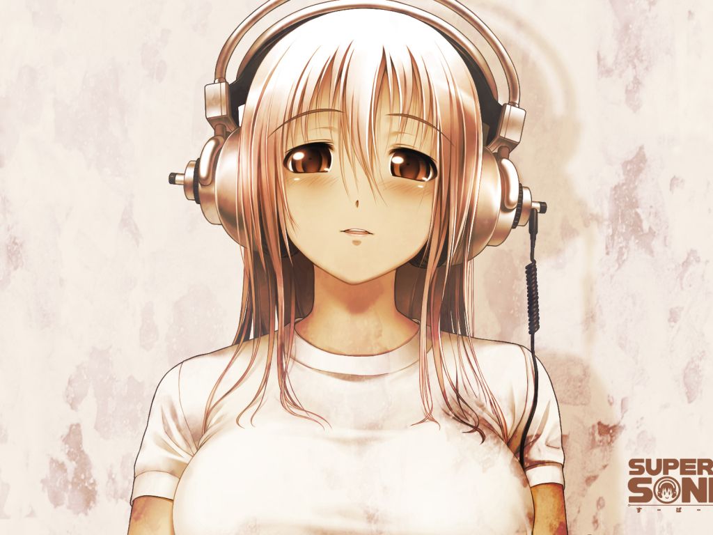 Anime Girls With Headphones wallpaper