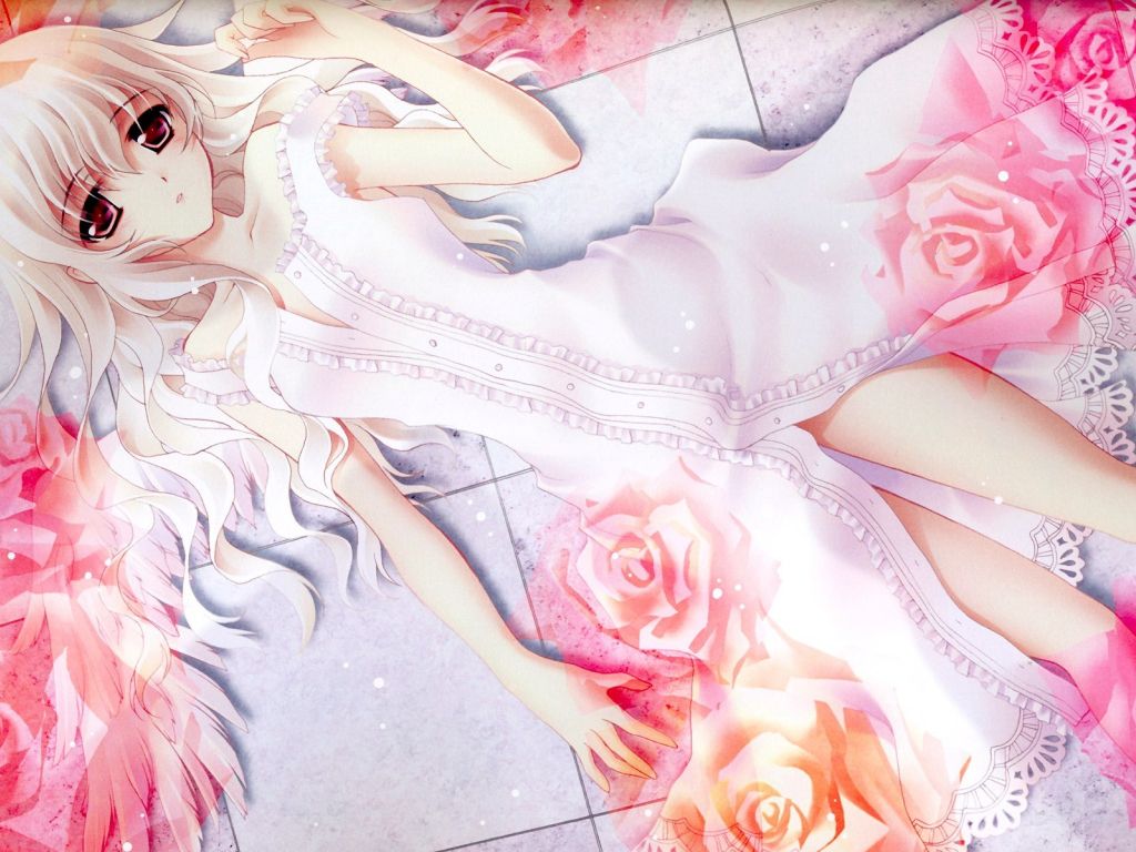 Anime Rose Girl wallpaper