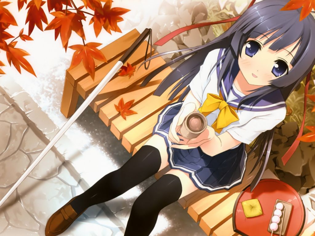 Anime School Girl wallpaper