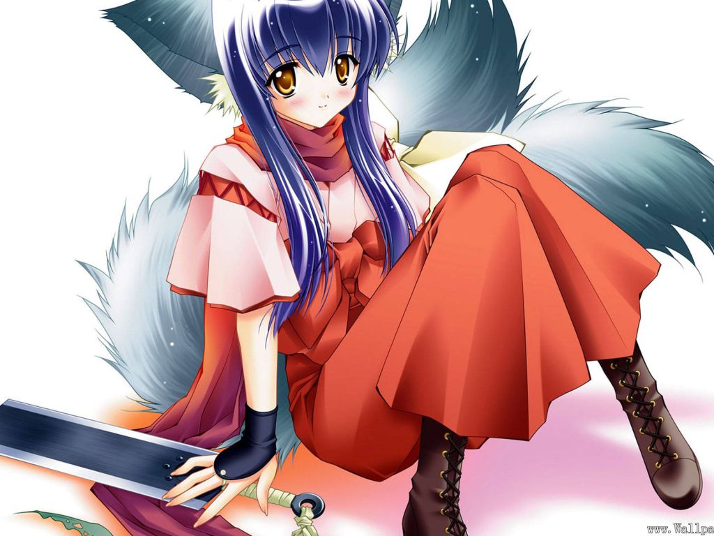 Anime Werewolf Girl wallpaper