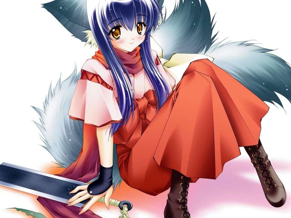 Anime Wolf Girl wallpaper