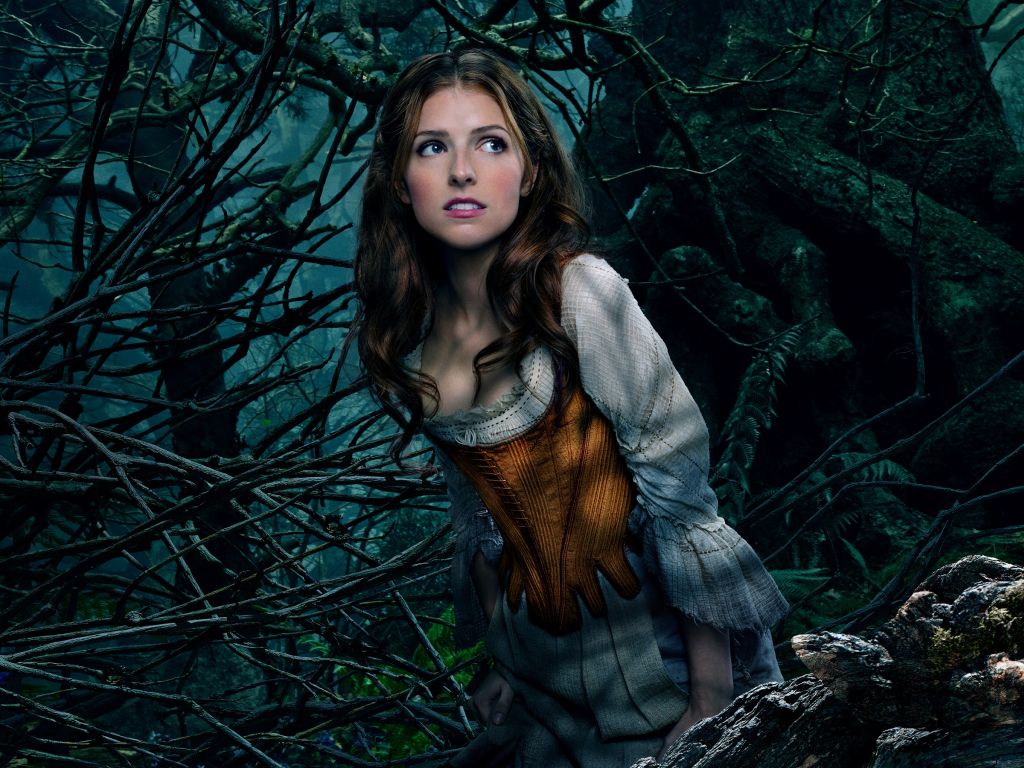 Anna Kendrick as Cinderella wallpaper