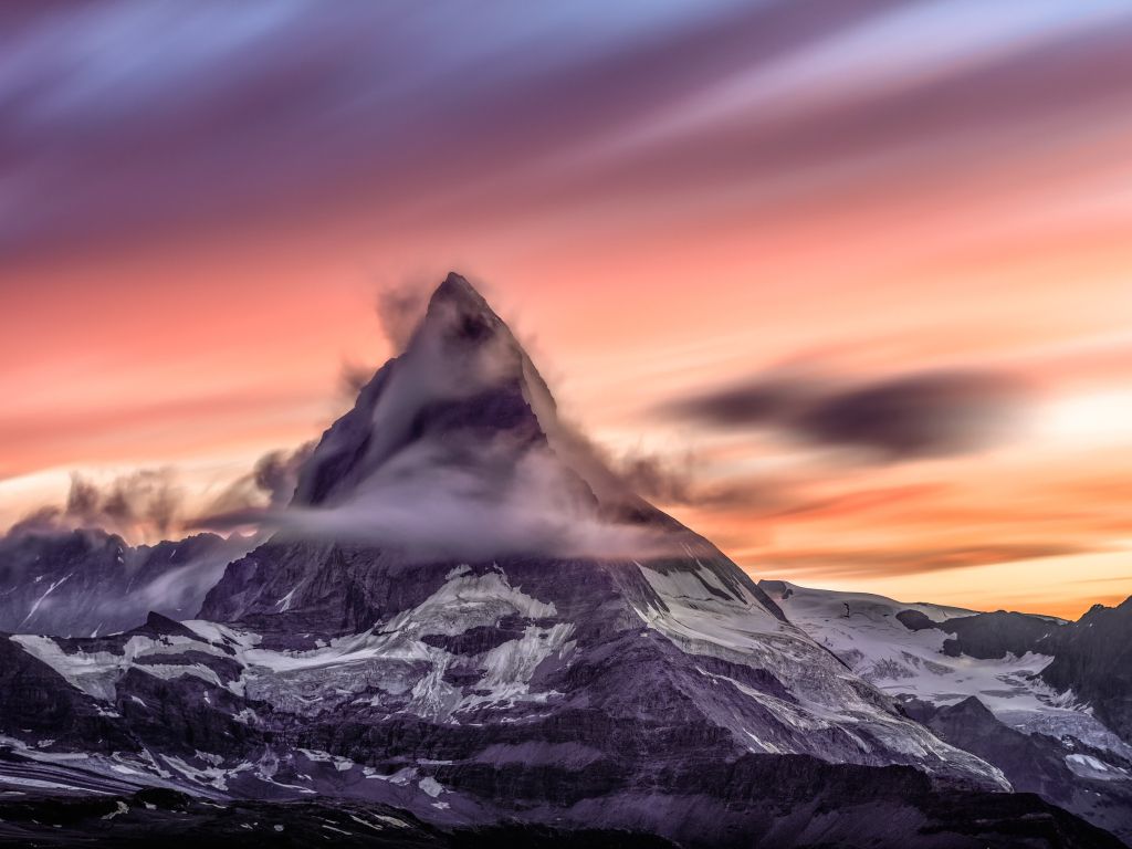 Matterhorn This Past Summer wallpaper