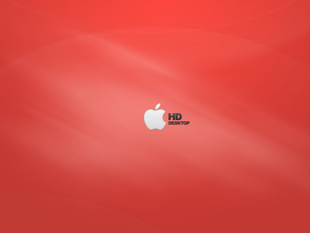 Apple HD Red wallpaper