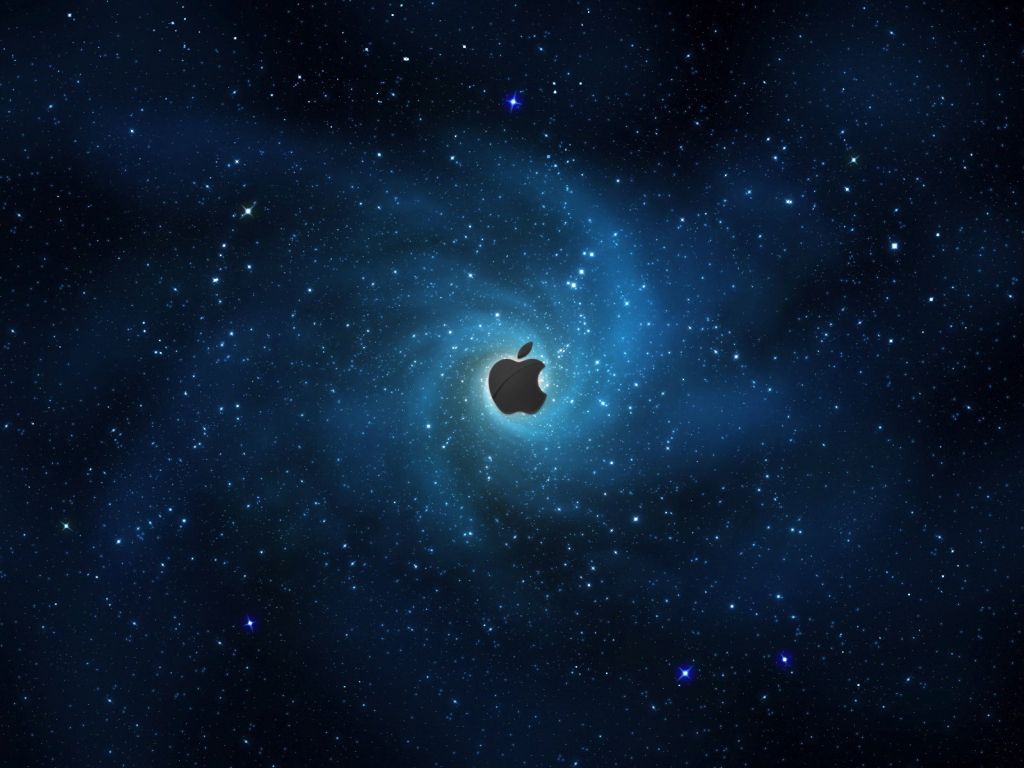 Apple in Stars wallpaper