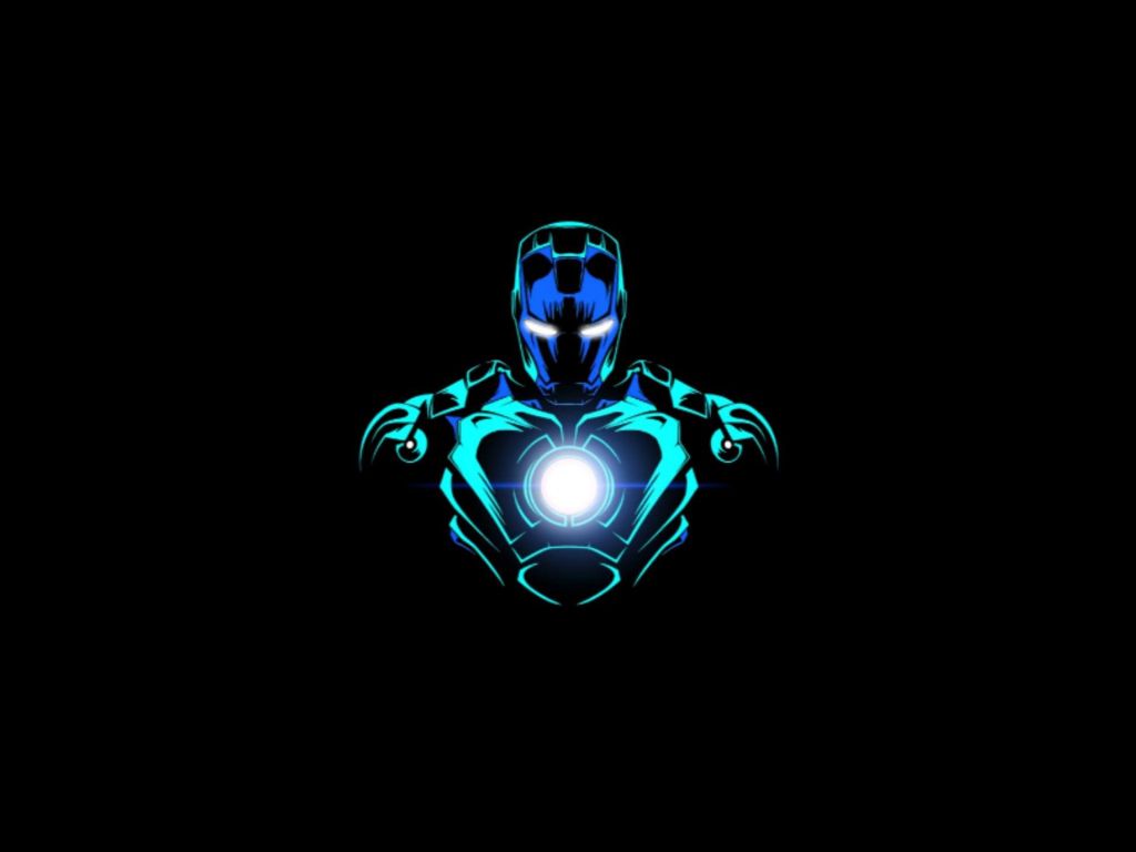 Aqua Azure Iron Man wallpaper