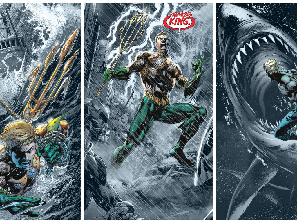 Aquaman Trident Jason Momoa DC 4K Wallpaper 231
