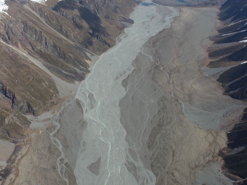 Rivers Near Franz Josef Glacier in South Island of New Zealand wallpaper