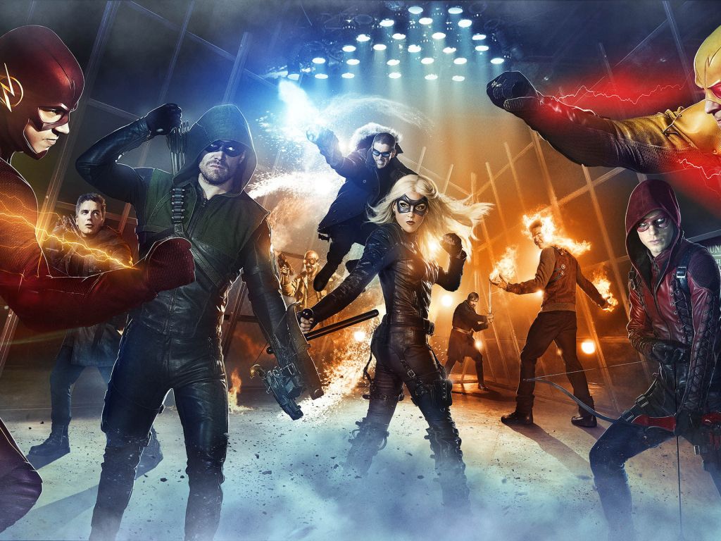 Arrow and The Flash wallpaper