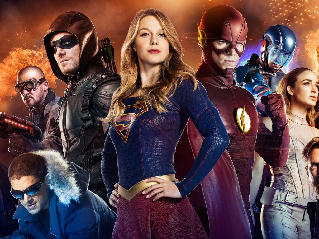 Arrow Supergirl Flash Legends Of Tomorrow 4K wallpaper
