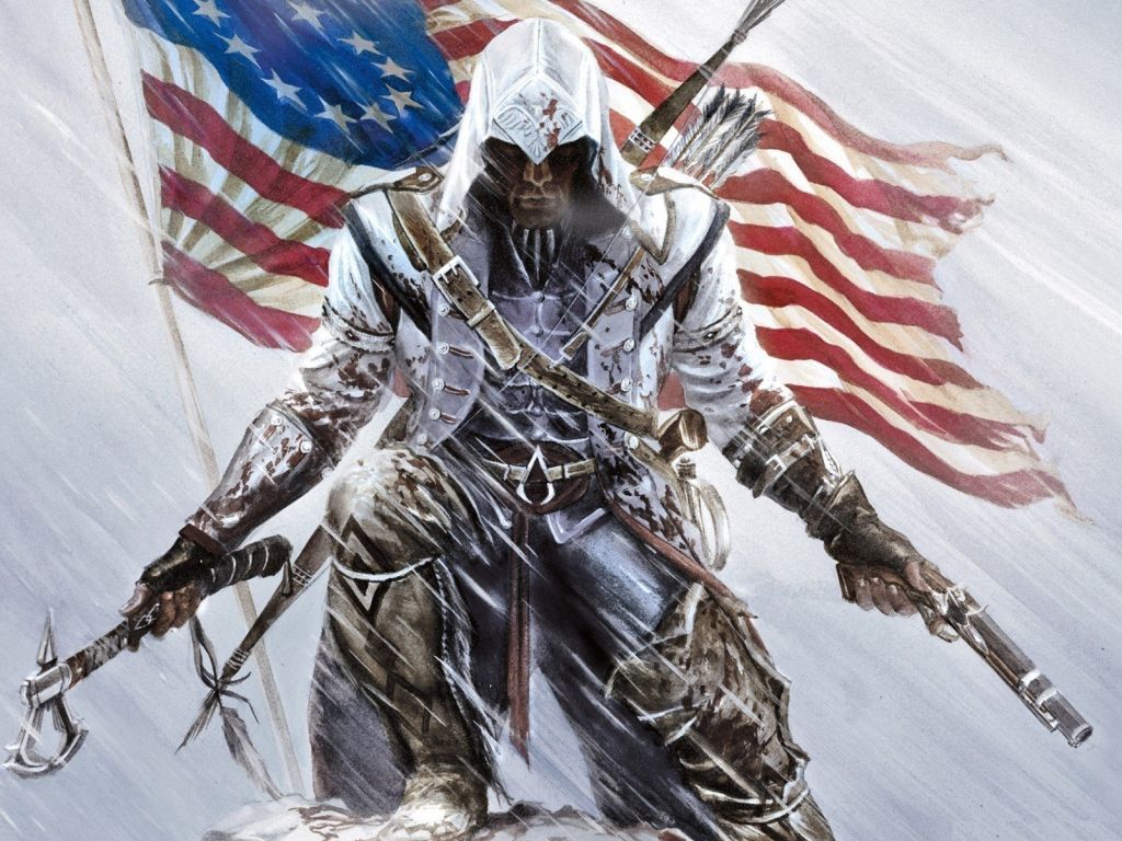 Assassins Creed American Flag Game wallpaper