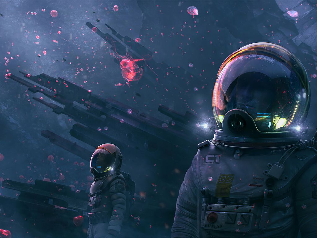 Astronaut Digital Art wallpaper