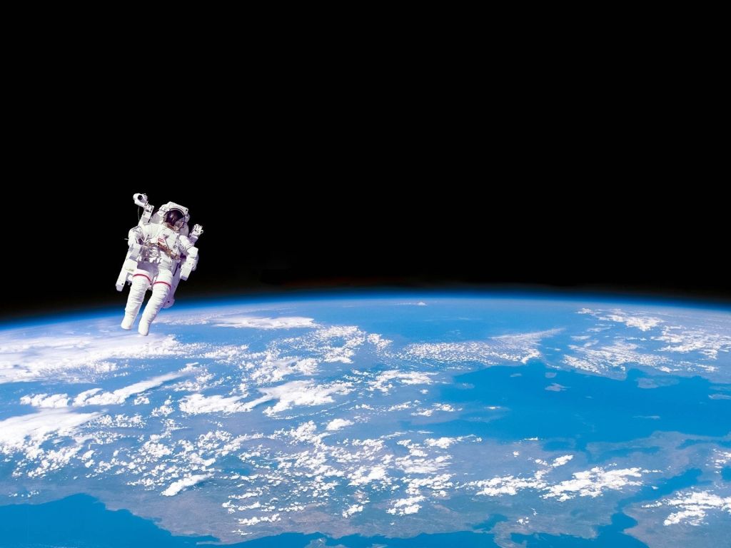 Astronaut in Space wallpaper