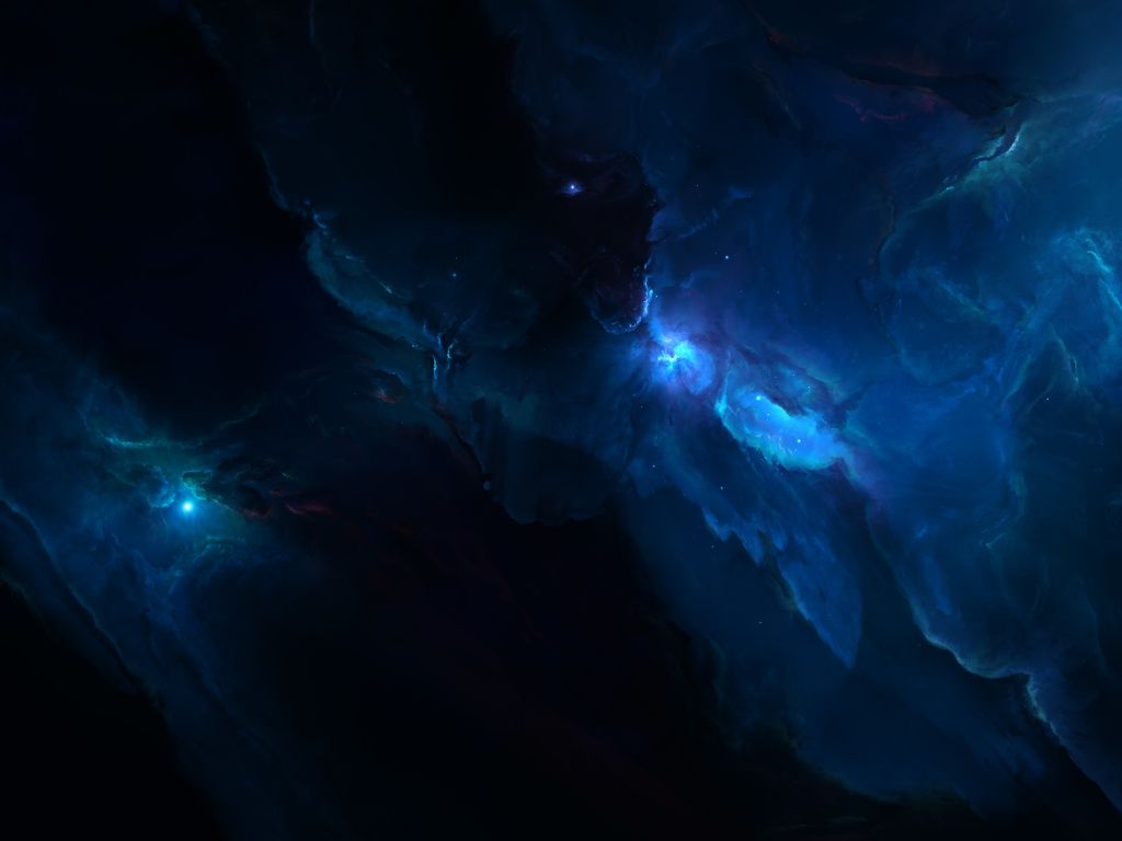 Atlantis Labyrinth Nebula wallpaper