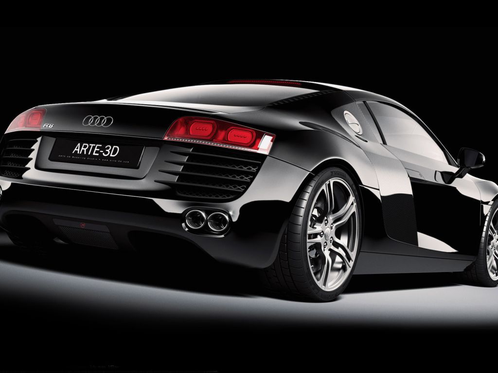 Audi R8 Black wallpaper