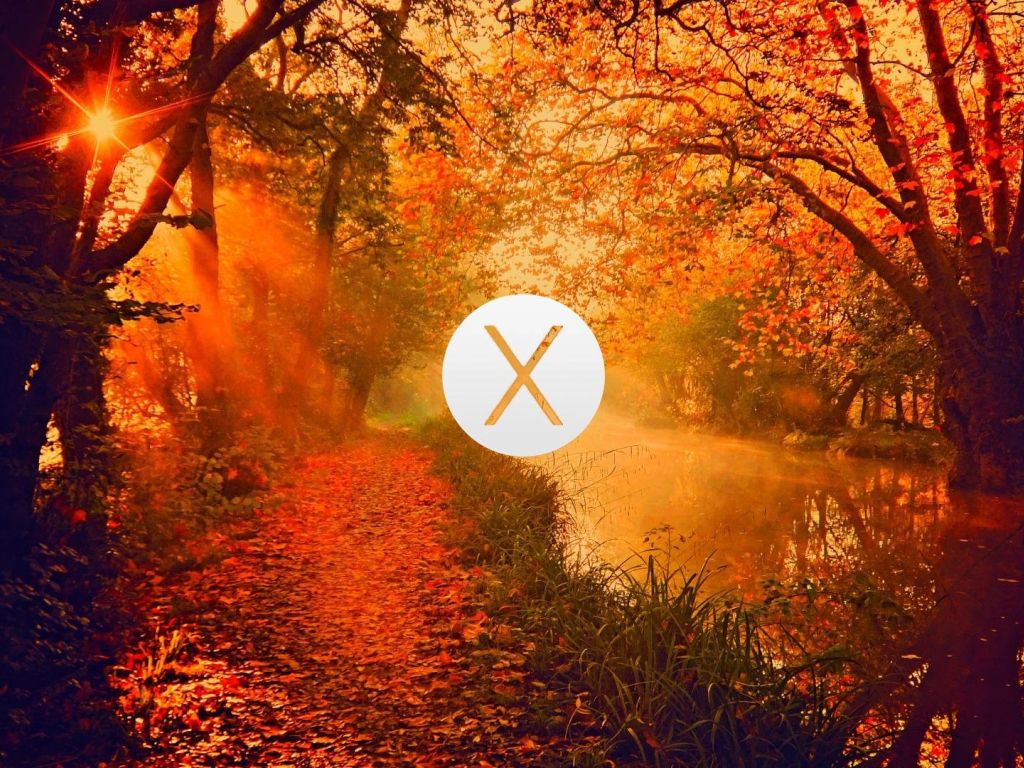 Autumn in OS X wallpaper