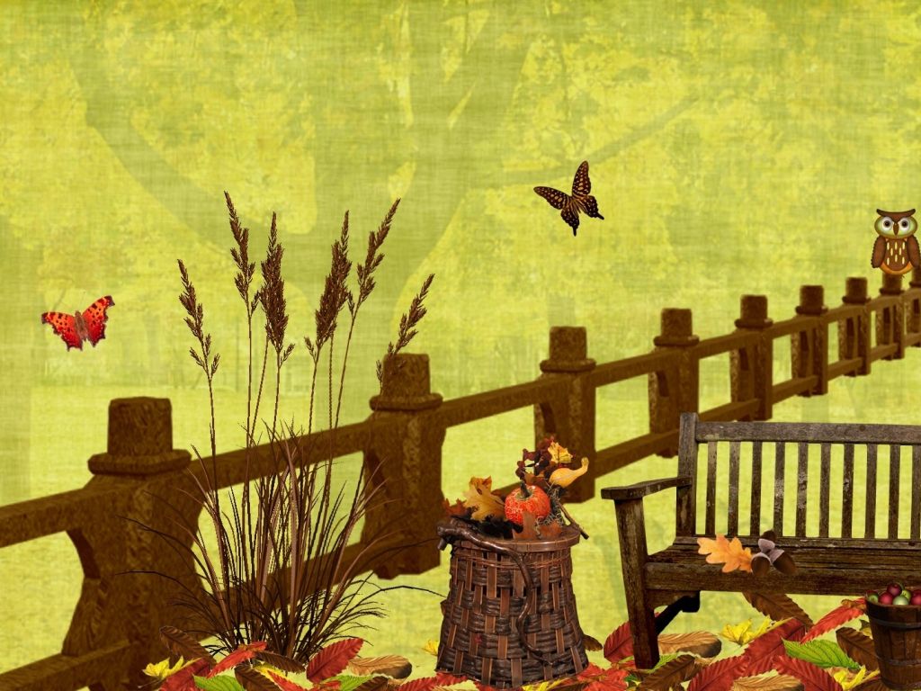 Autumn, Fields, Nature, Forward wallpaper