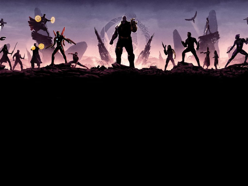 Avengers Infinity Minimal wallpaper
