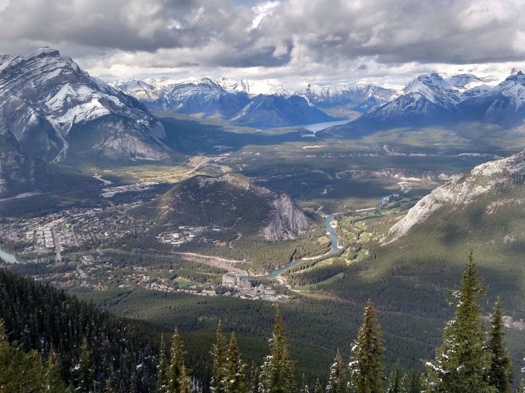Banff From Above wallpaper