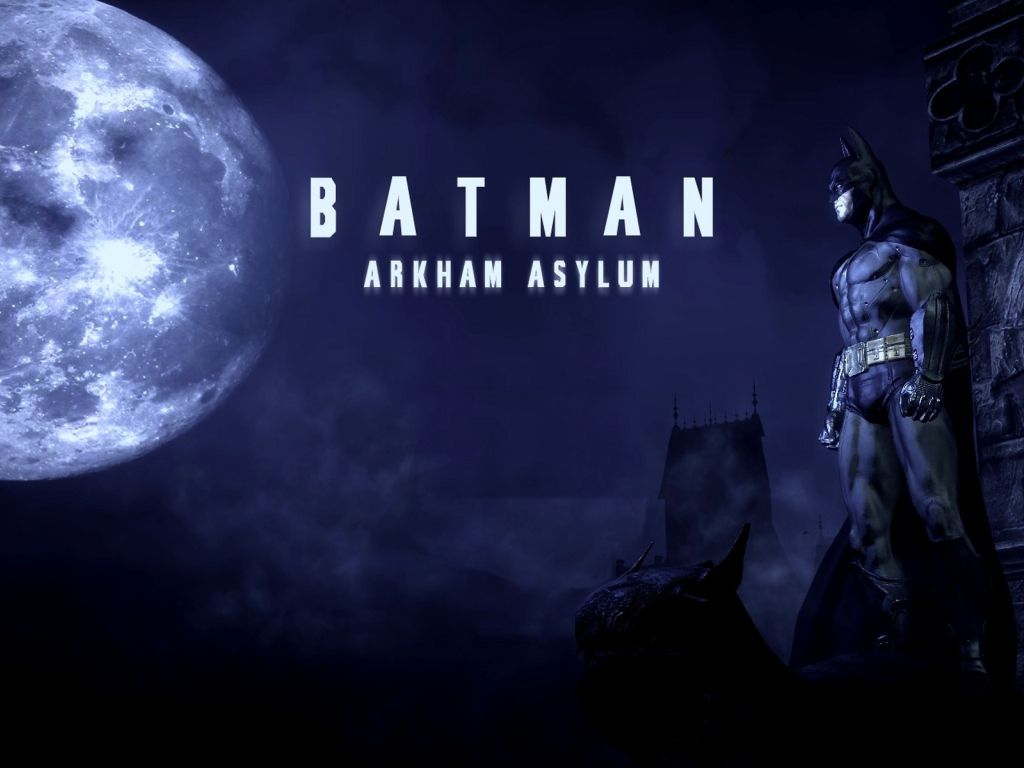 Batman Arkham Asylum Title Screen wallpaper