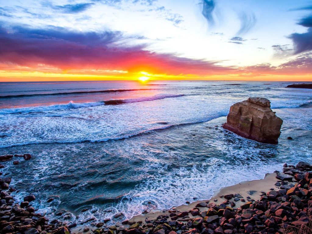 Beautiful California Sunset wallpaper