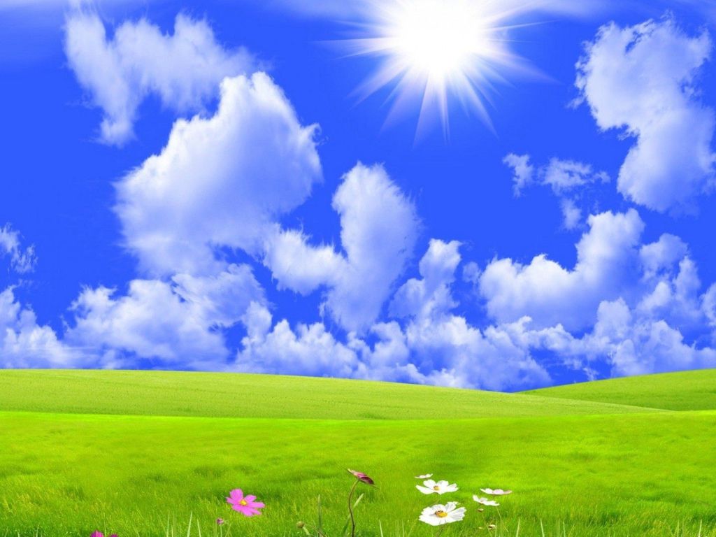 Beautiful Sun Sky Nature wallpaper in 1024x768 resolution