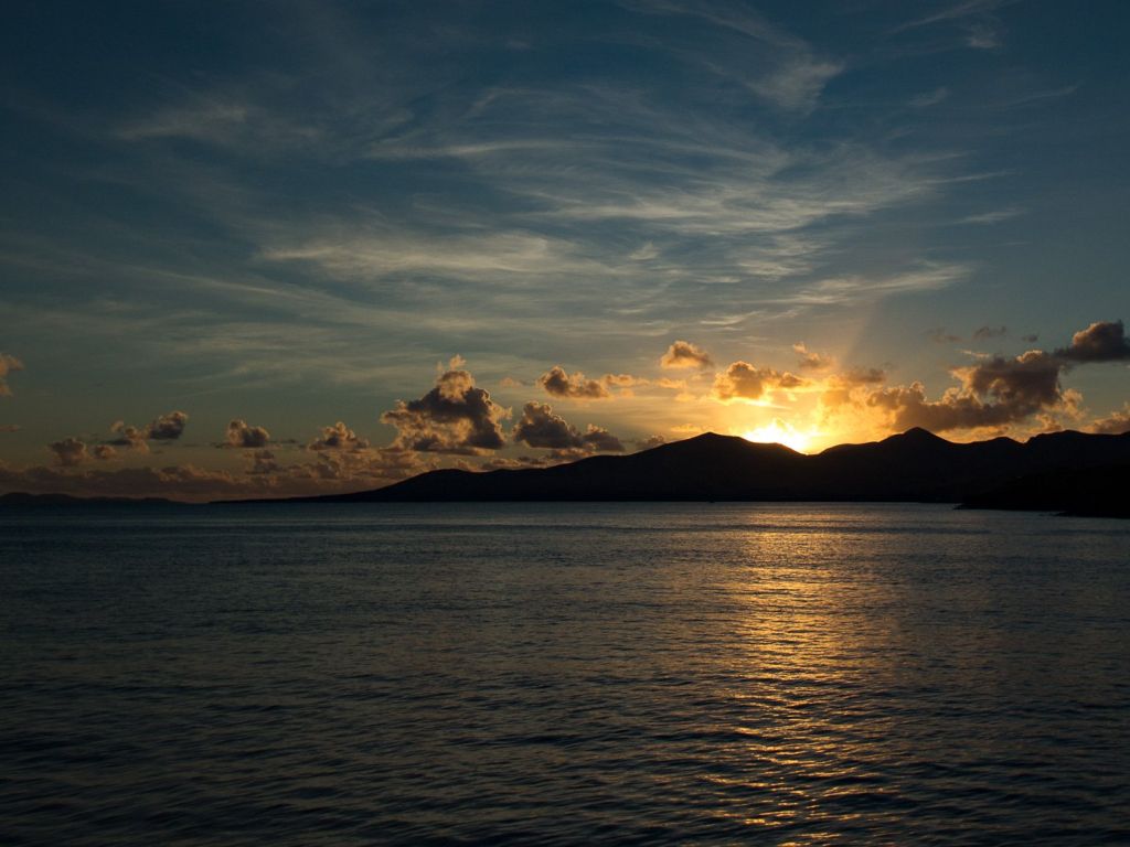 Beautiful Sunset @ Puerto Del Carmen Lancarote wallpaper