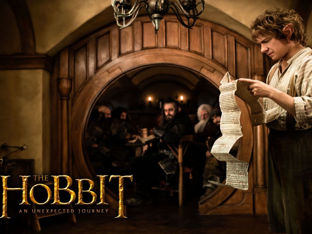 Bilbo Baggins in The Hobbit 2012 wallpaper