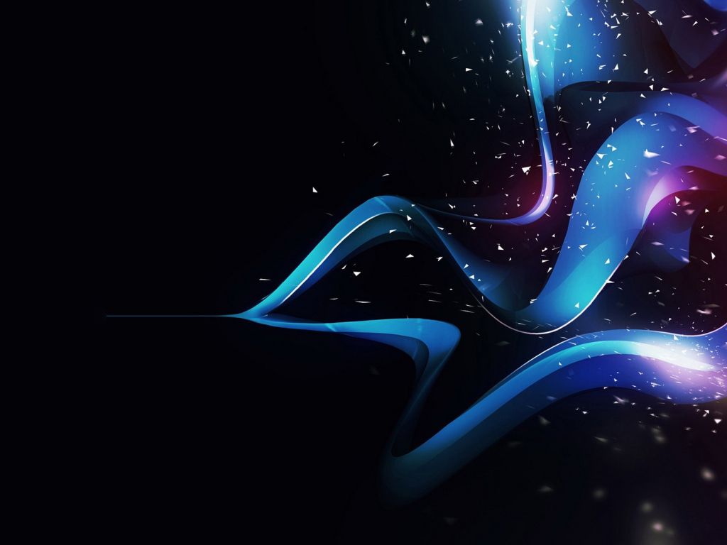 Black And Blue Abstract 2910 wallpaper
