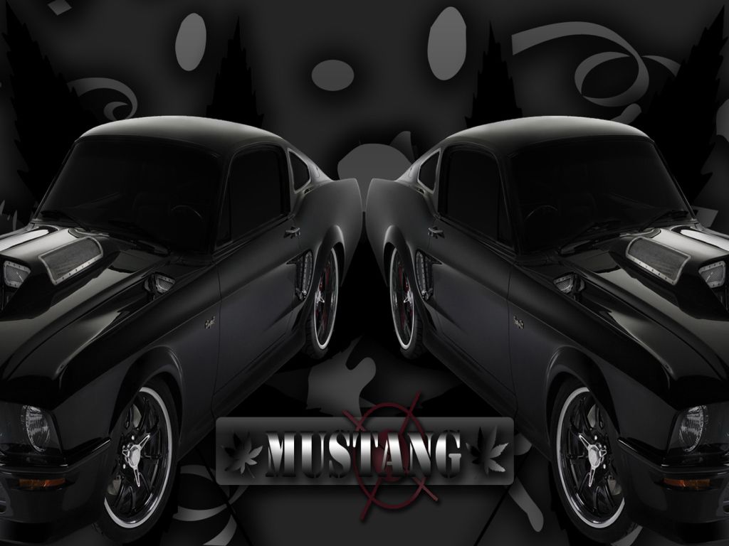 Black Mustang wallpaper
