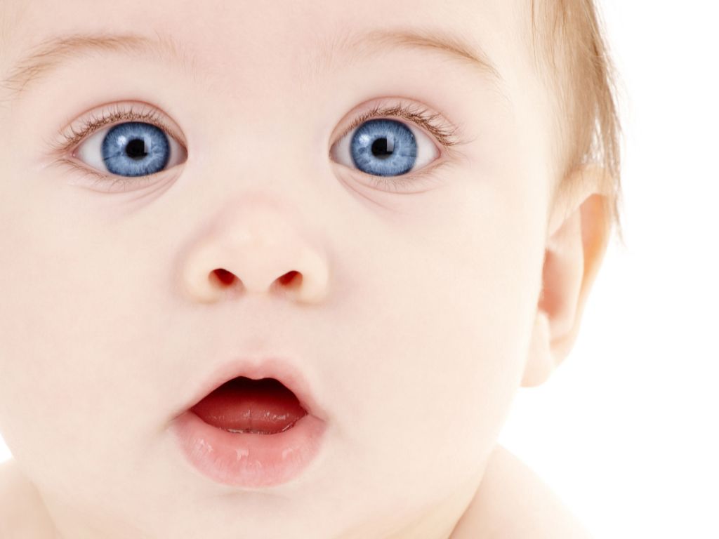 Blue Eyes Cute Baby wallpaper