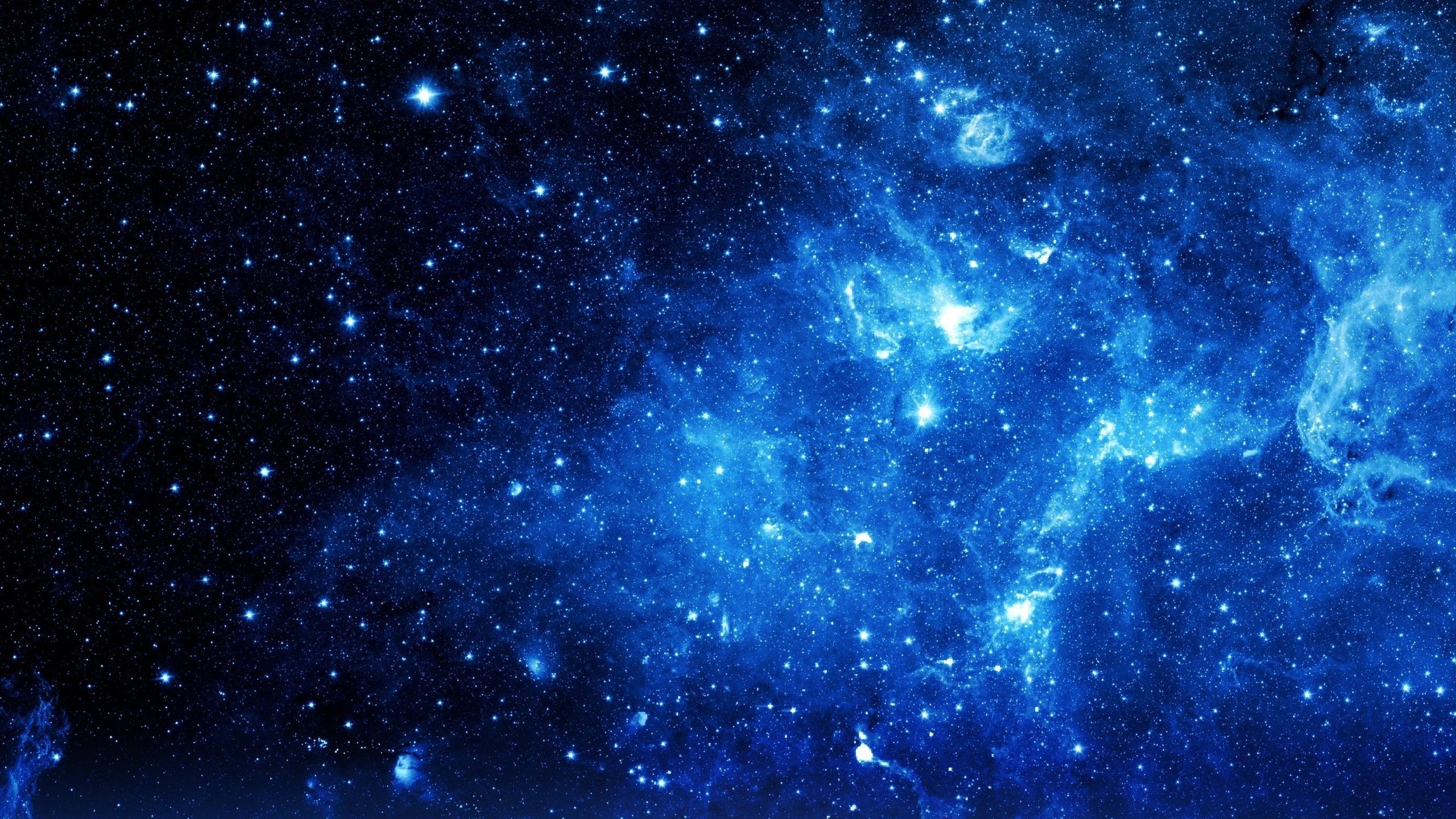 Blue Galaxy Wallpaper In 2560x1440 Resolution