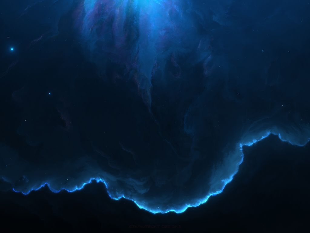 Blue Nebula wallpaper