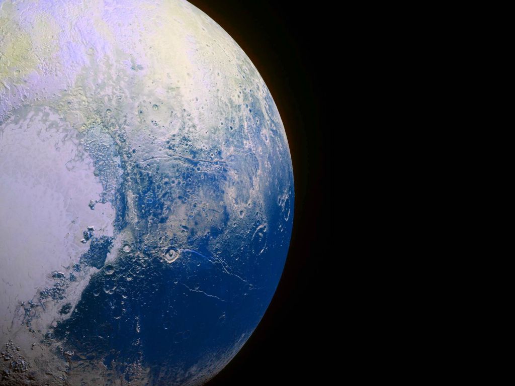 Blue Pluto wallpaper